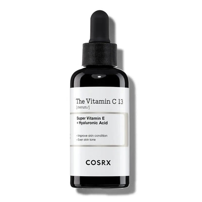 COSRX Pure Vitamin C 13% Serum with Vitamin E & Hyaluronic Acid, Brightening & Hydrating Facial Serum for Fine Lines, 20ml