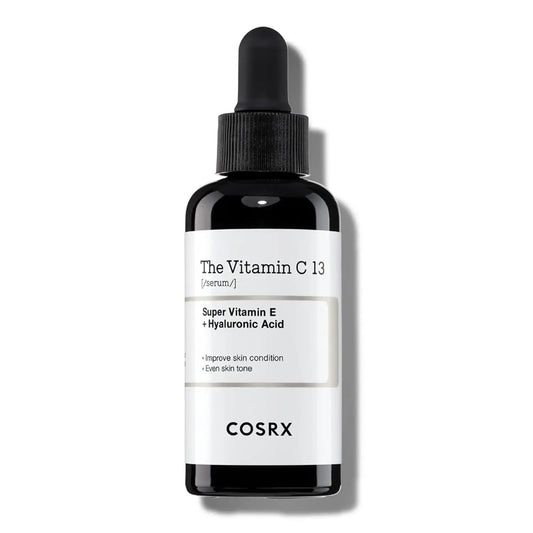COSRX Pure Vitamin C 13% Serum with Vitamin E & Hyaluronic Acid, Brightening & Hydrating Facial Serum for Fine Lines, 20ml