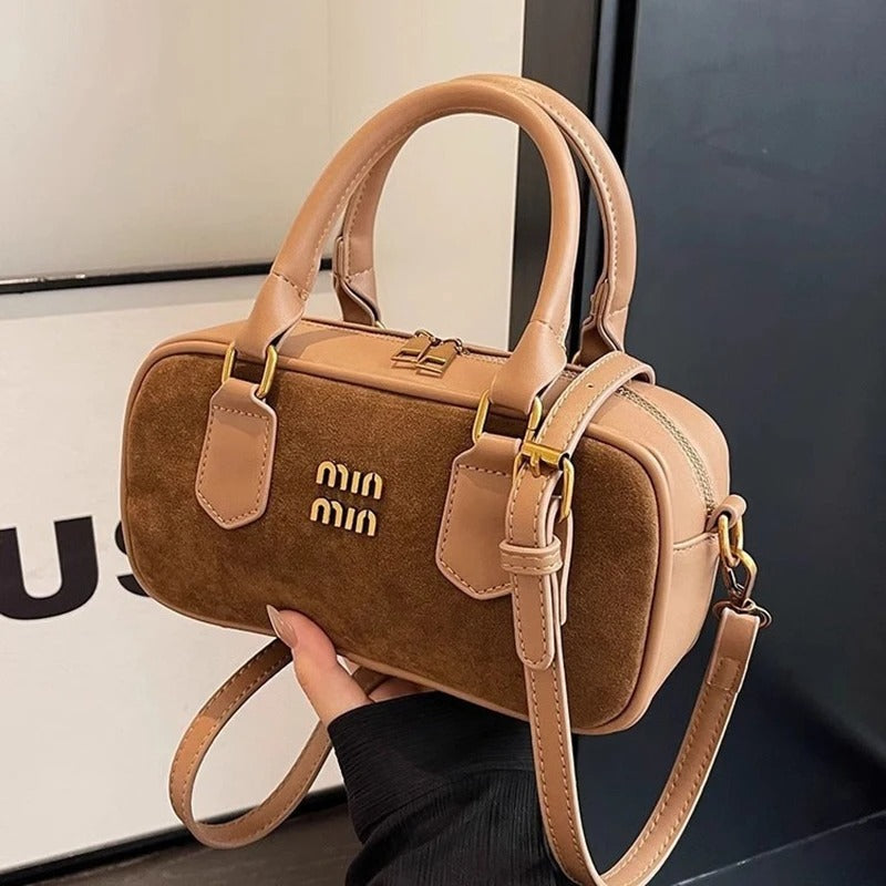 High End Retro Boston Hand-Held Pillow Bag New Fashionable Single Shoulder Crossbody Bags