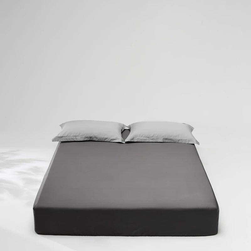 Egyptian Cotton Fitted Sheet (No Pillowcase) Luxury Mattress Cover for  King, Queen, Full, and Twin Bedsheets