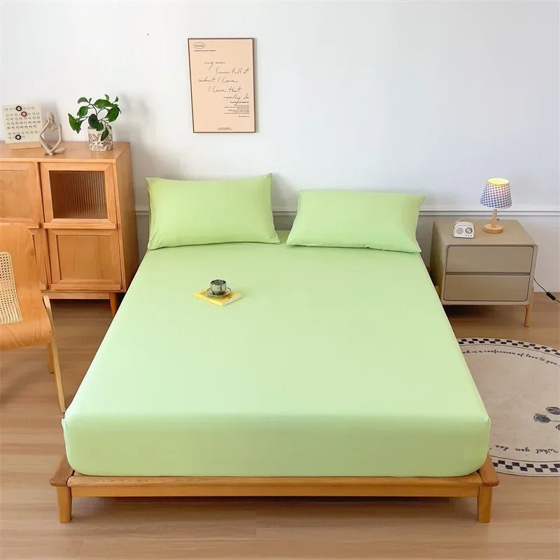 Ultra Soft Breathable Deep Pocket Bed Sheet with 2 Pillowcase for  King, Queen, Full, and Twin