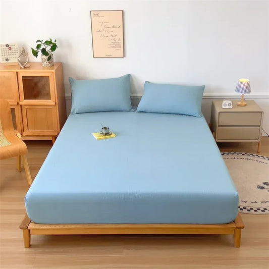 Ultra Soft Breathable Deep Pocket Bed Sheet with 2 Pillowcase for  King, Queen, Full, and Twin