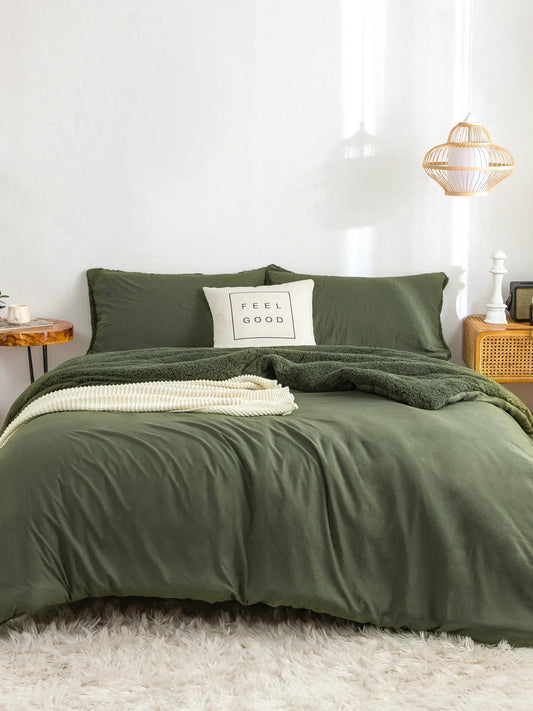 Sherpa Comforter Set for  King, Queen, Full, and Twin