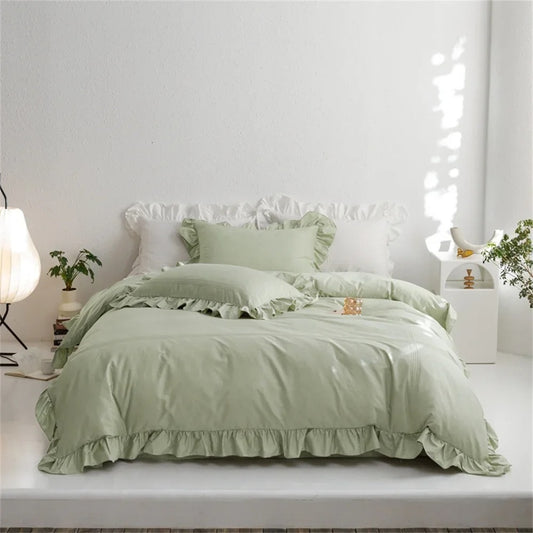 Egyptian Cotton Duvet Cover Set for  King, Queen Bedsheets