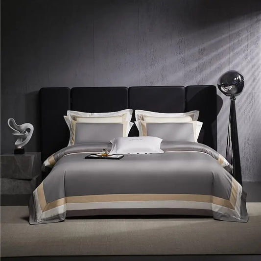 4Pcs 100%Egyptian Cotton 1000TC Bedding Sets for  King, Queen Full, Twin Bedsheets