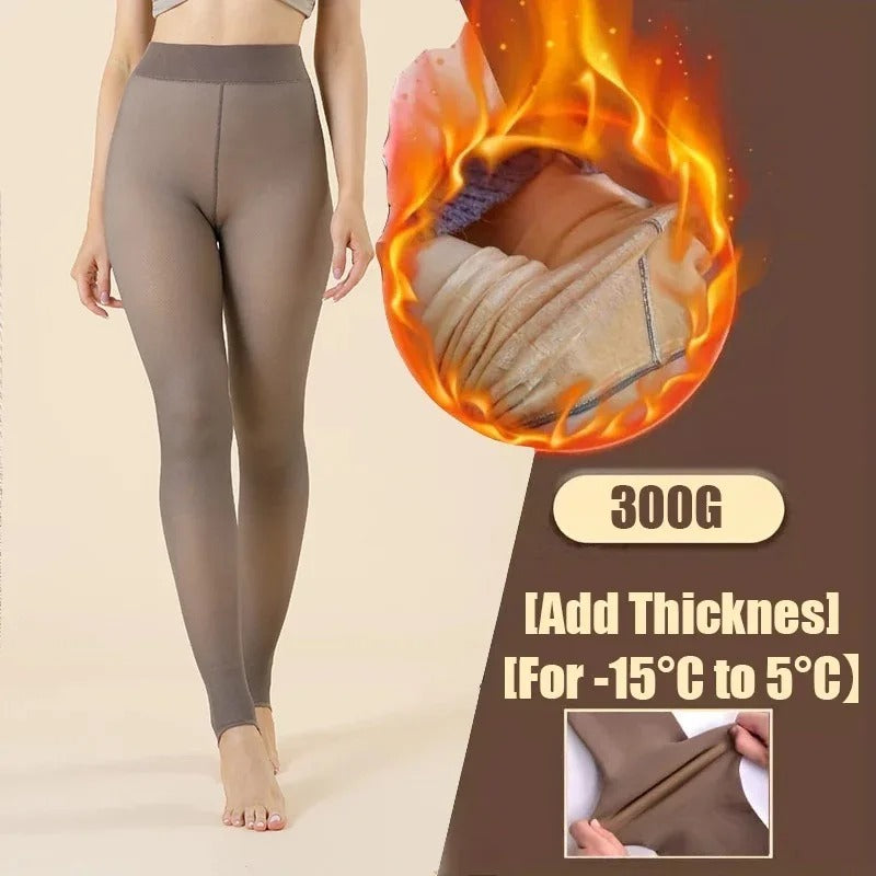 Fake Translucent Pantyhose, High Waist Slim Anti-snag Pantyhose, Women's Lingerie & Hosiery