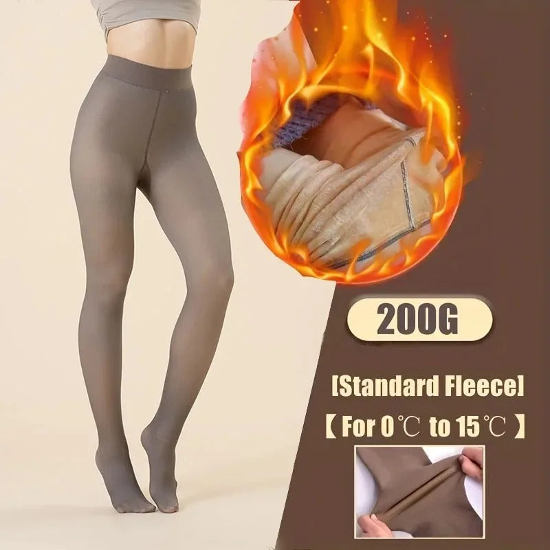 Fake Translucent Pantyhose, High Waist Slim Anti-snag Pantyhose, Women's Lingerie & Hosiery