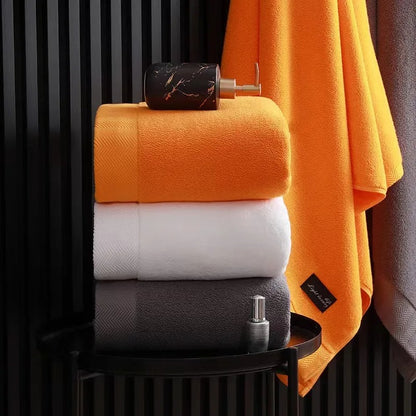 Inyahome 100% Cotton Shower Towels Bath Towel