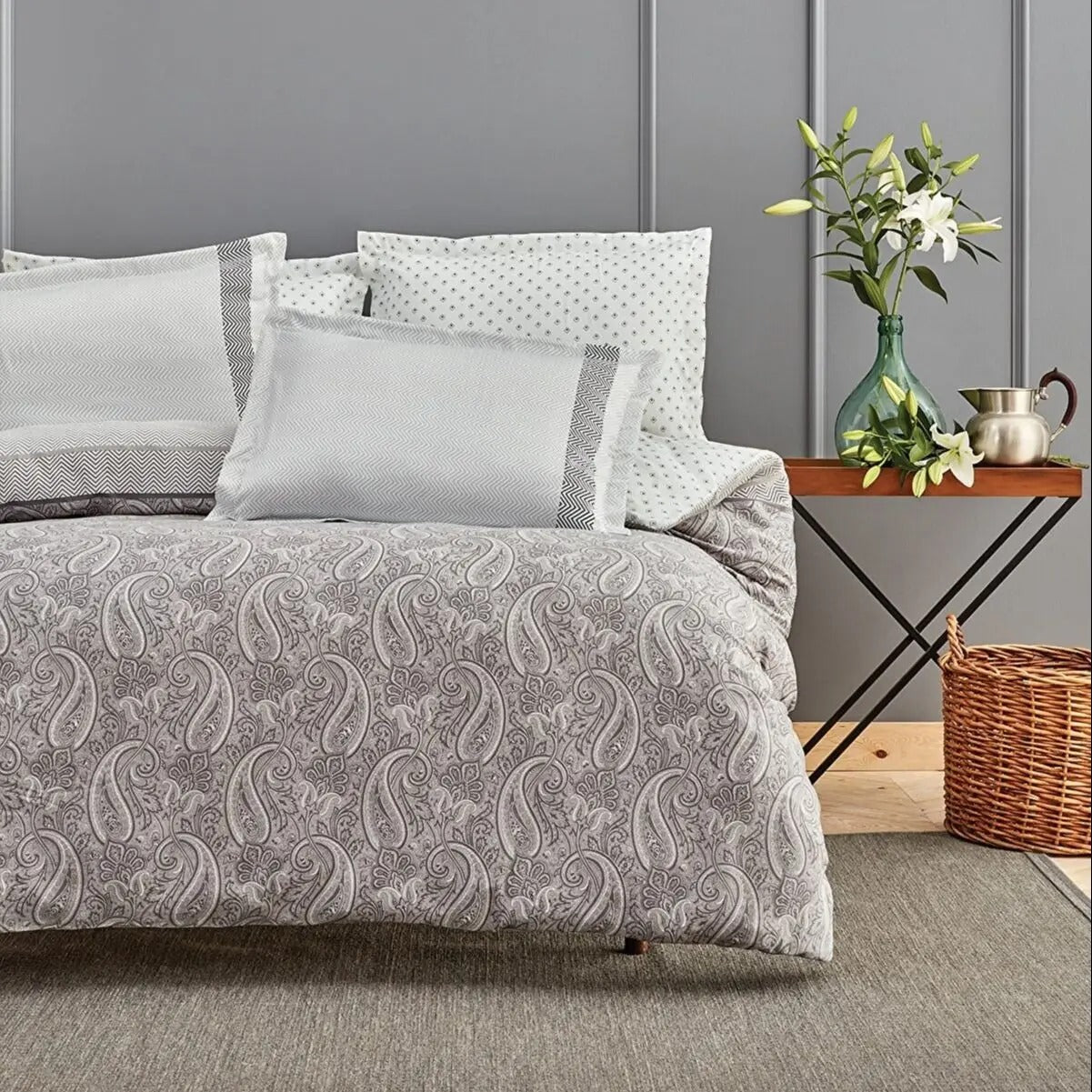 Bedding Set 100 Cotton Satin Duvet Cover Bed Sheet Pillow Case