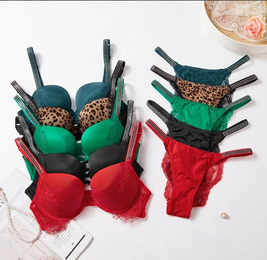 Women's Underwear Lingerie Set/2Pcs Push Up Bra and Panty