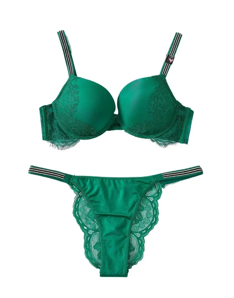 Women's Underwear Lingerie Set/2Pcs Push Up Bra and Panty