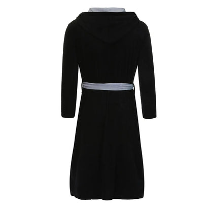 Plush Shower Bathrobe Men Winter Long-Sleeved Clothes
