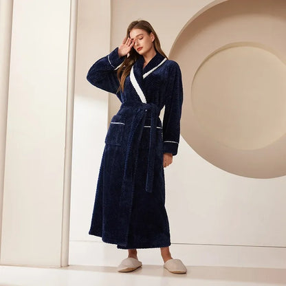 Men's Long Robe Home Clothing Sleepwear Loose Nightwear