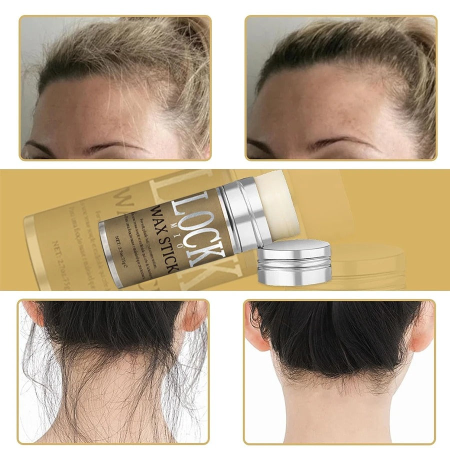 Hair Wax Stick for Women and Kids Long Lasting Hold Pomade Control Broken Frizz Flyaway Styling Wax