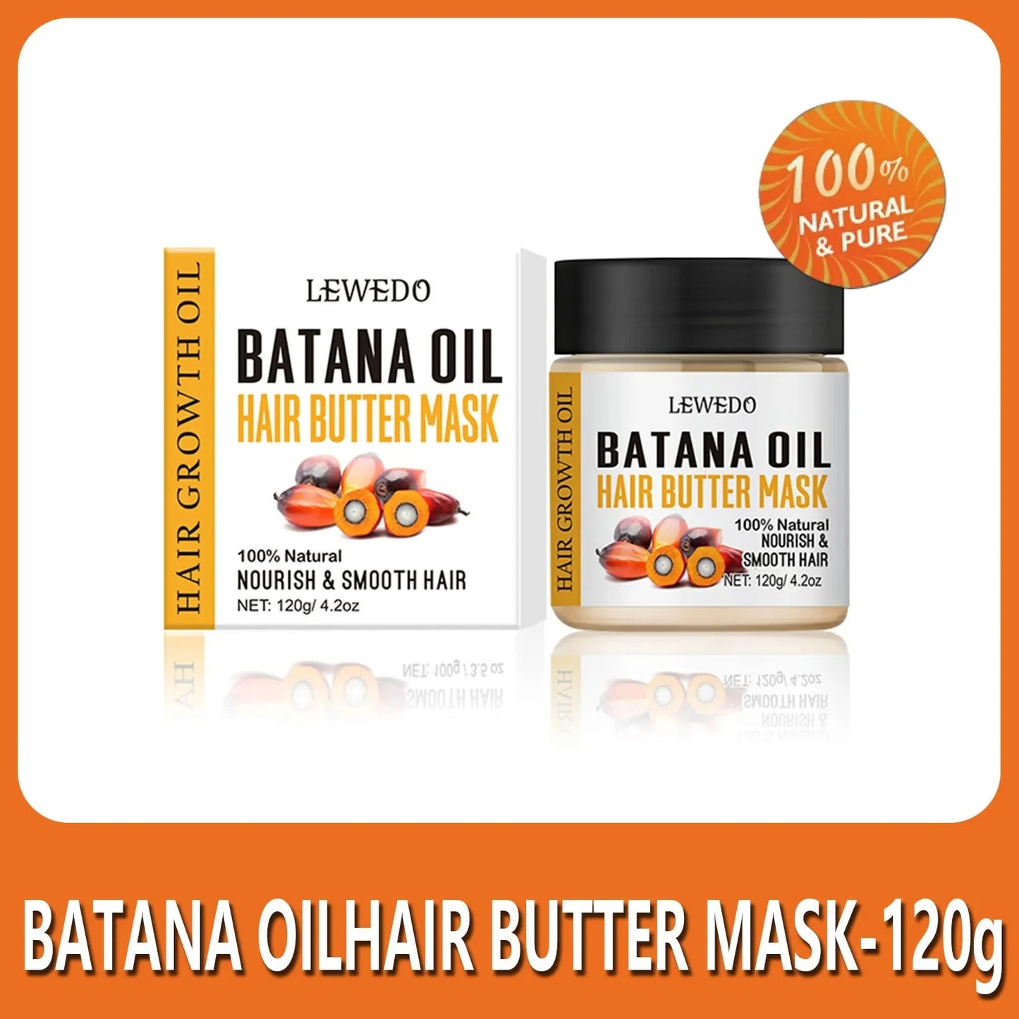 100% Pure And Natural Batana Oil For Treating Hair Loss Anti-Breakage Hair