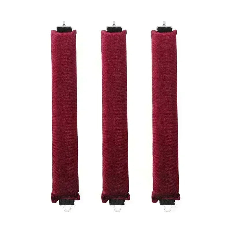 Heatless Hair Curler Satin Sleeping Cap Set No Heat Hair Rollers Curling Rod Headband Soft Curlers