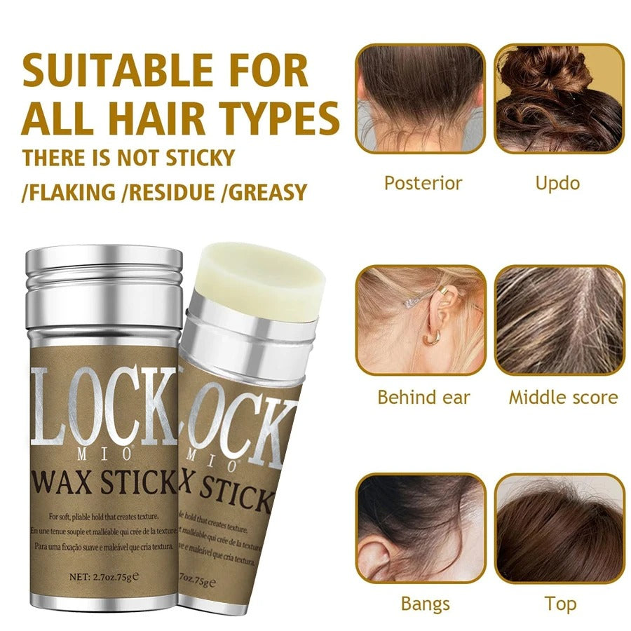Hair Wax Stick for Women and Kids Long Lasting Hold Pomade Control Broken Frizz Flyaway Styling Wax