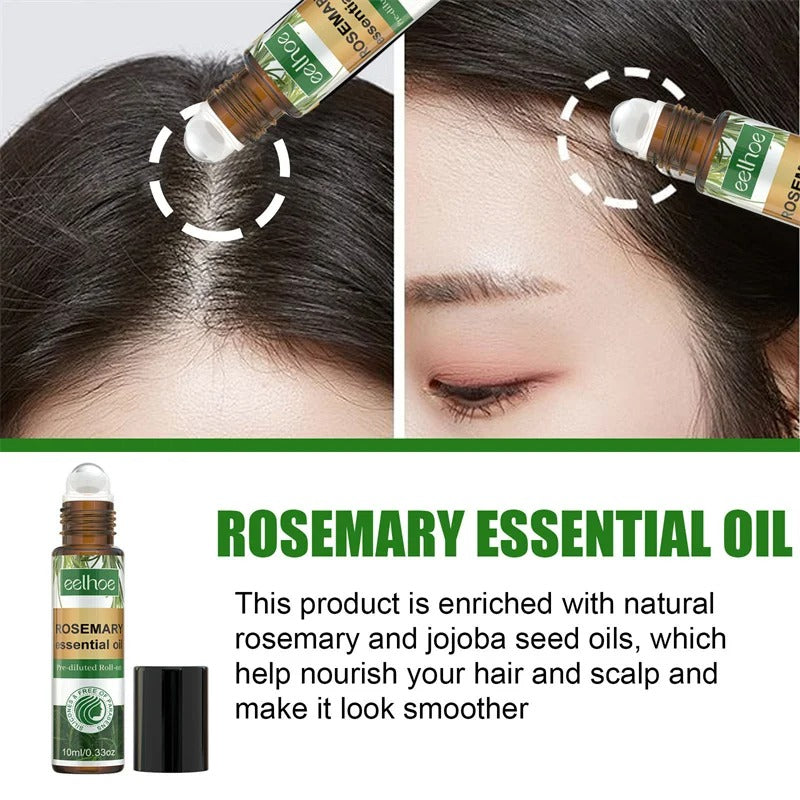 Hair Growth Kit Essential Oil Rosemary Mint Hair Strengthening Oil Nourishing Treatment