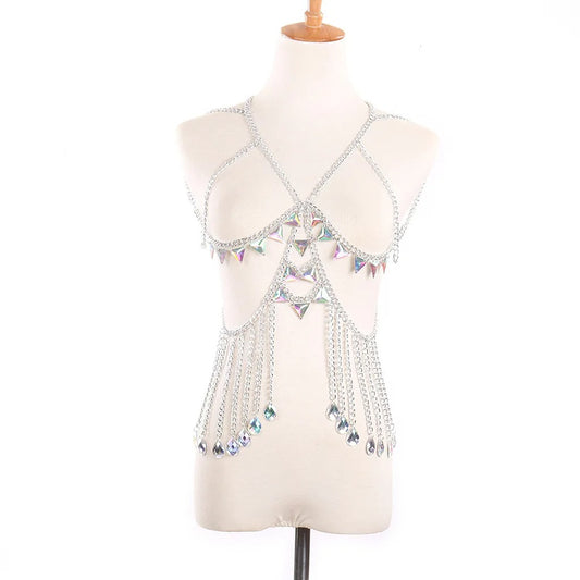 European and American Accessories New Summer Sexy Hollow Glow Body Chain