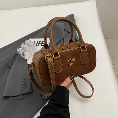 High End Retro Boston Hand-Held Pillow Bag New Fashionable Single Shoulder Crossbody Bags