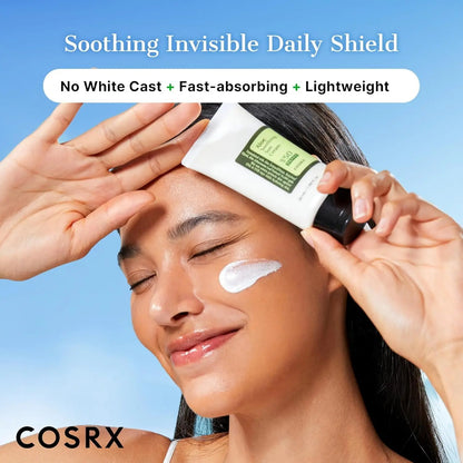COSRX Aloe Soothing Sun Cream SPF 50+ Daily Hydrating Sunscreen for Dry Sensitive Skin