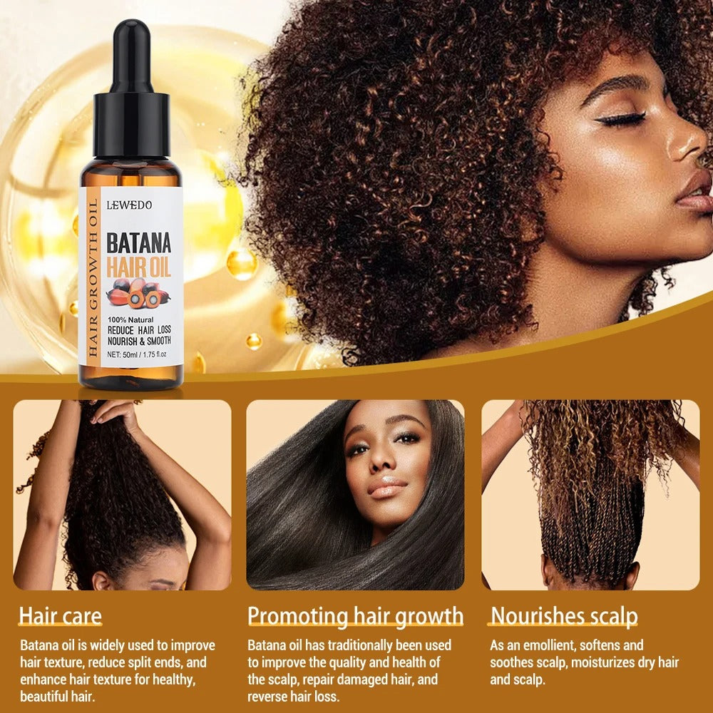 50ml Batana Oil Hair Growth for Men Women Fast Growing Products Essential Oils