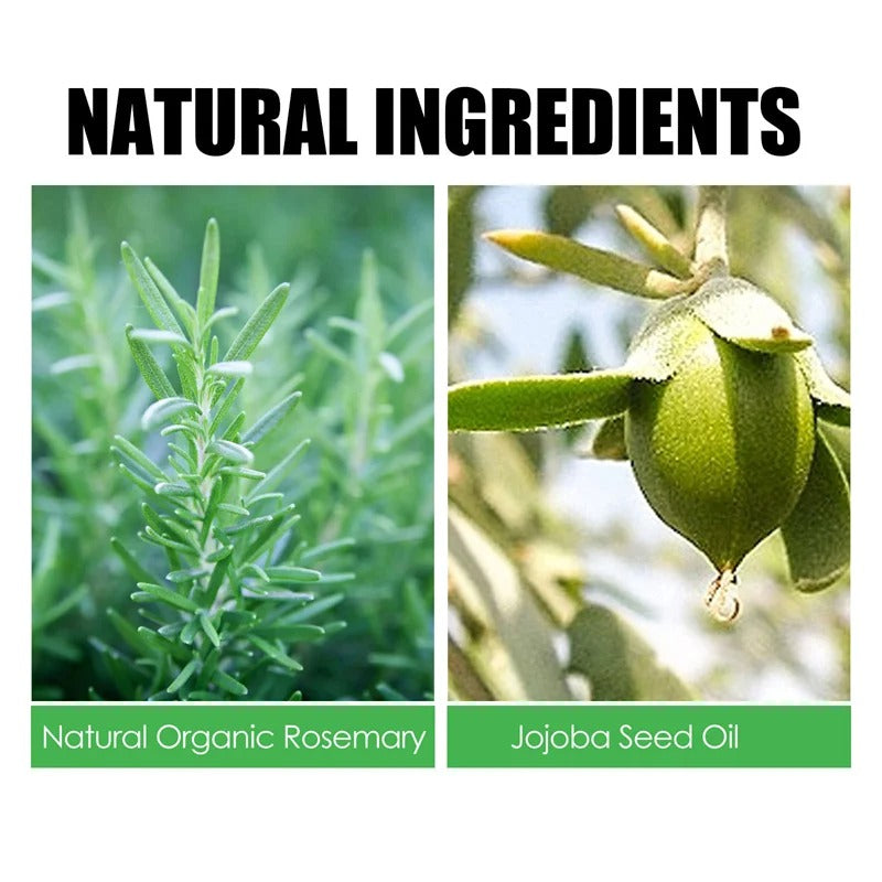 Hair Growth Kit Essential Oil Rosemary Mint Hair Strengthening Oil Nourishing Treatment