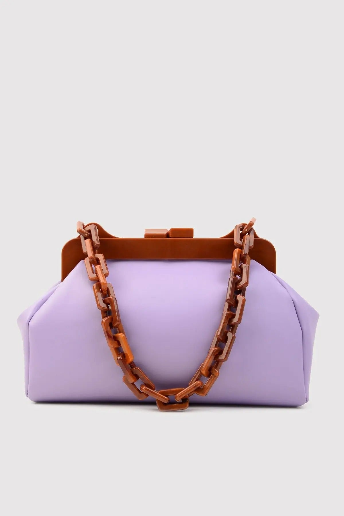 Women's Bags Purple Mix Lisa Faux Leather Hand And Shoulder Bag Elegant Design Convenient Modern Interior Lining