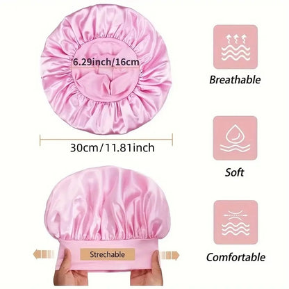 Heatless Curling Rod Headband Satin Bonnet Set No Heat Hair Curler Hair Rollers Soft Curlers