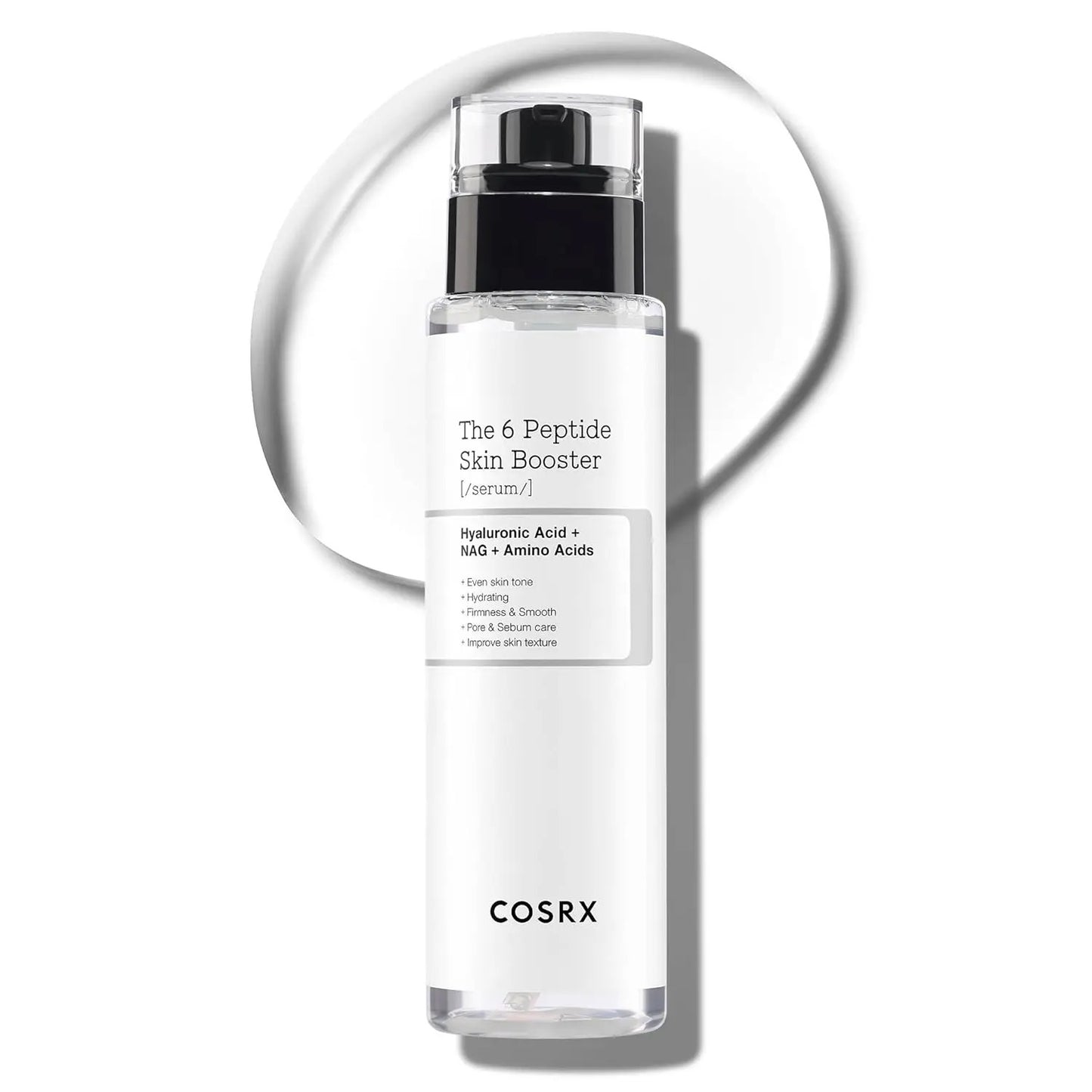 COSRX 6X Peptide Collagen Booster Toner Serum, Niacinamide & Hyaluronic Acid Skin Renewal Boosting Facial Essence, 150mL