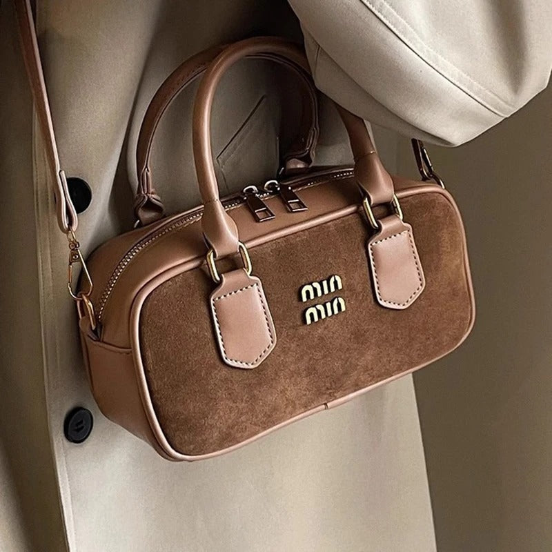 High End Retro Boston Hand-Held Pillow Bag New Fashionable Single Shoulder Crossbody Bags