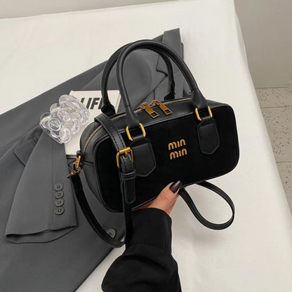 High End Retro Boston Hand-Held Pillow Bag New Fashionable Single Shoulder Crossbody Bags