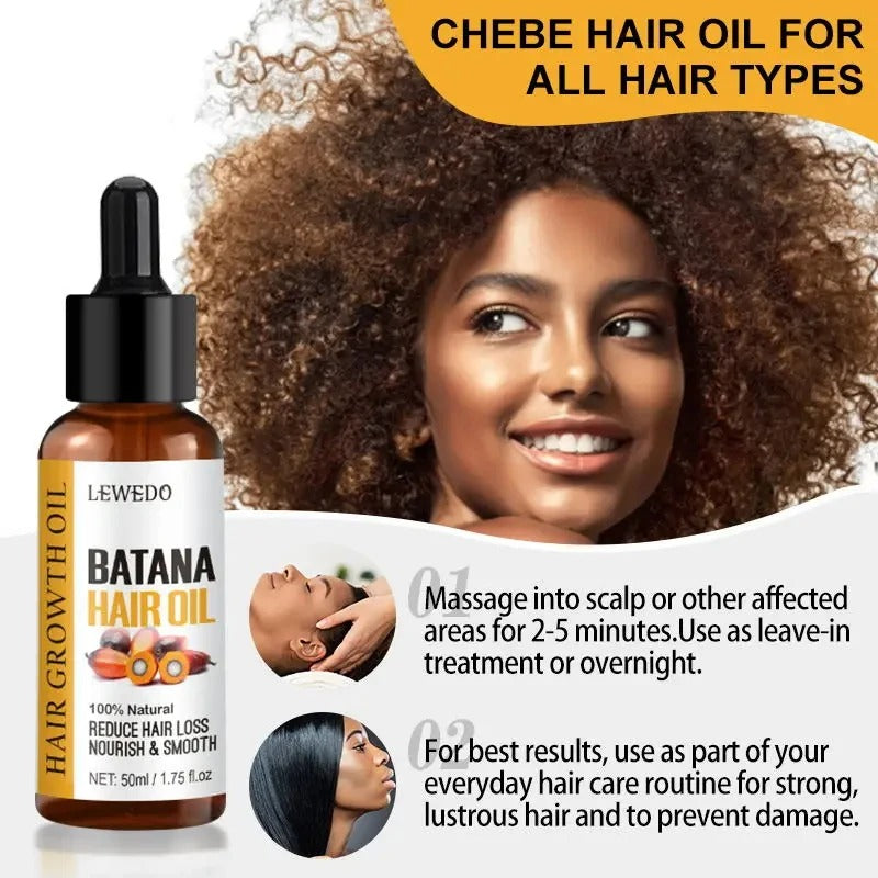100% Pure And Natural Batana Oil For Treating Hair Loss Anti-Breakage Hair
