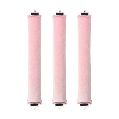 Heatless Hair Curler Satin Sleeping Cap Set No Heat Hair Rollers Curling Rod Headband Soft Curlers