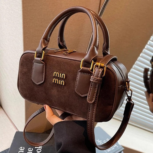 High End Retro Boston Hand-Held Pillow Bag New Fashionable Single Shoulder Crossbody Bags