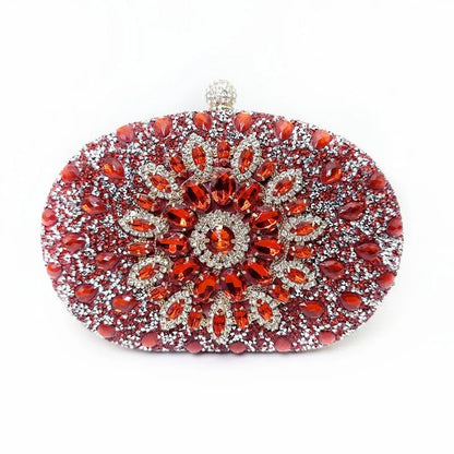 Diamond Women Luxury Clutch Evening Bag Wedding Crystal Ladies Cell Phone Pocket Purse Female Wallet for Party Quality Gift
