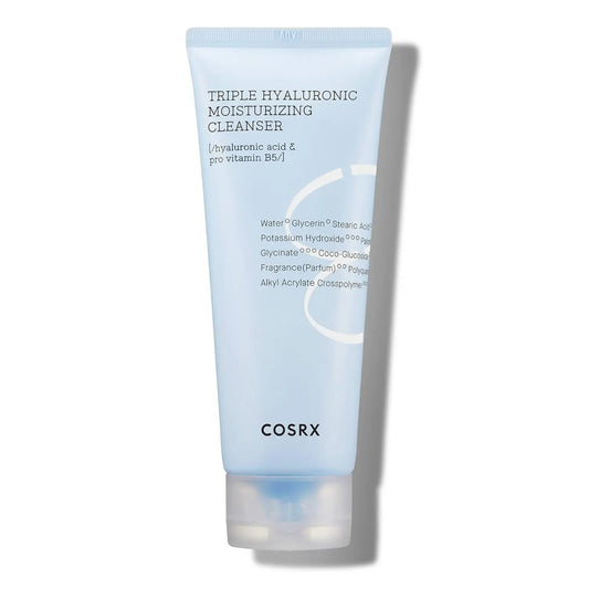 COSRX Hydrium Triple Hyaluronic Moisturizing Cleanser 5.07 fl.oz / 150ml | Daily Cleanser for Dry Skin with Hyaluronic Acid